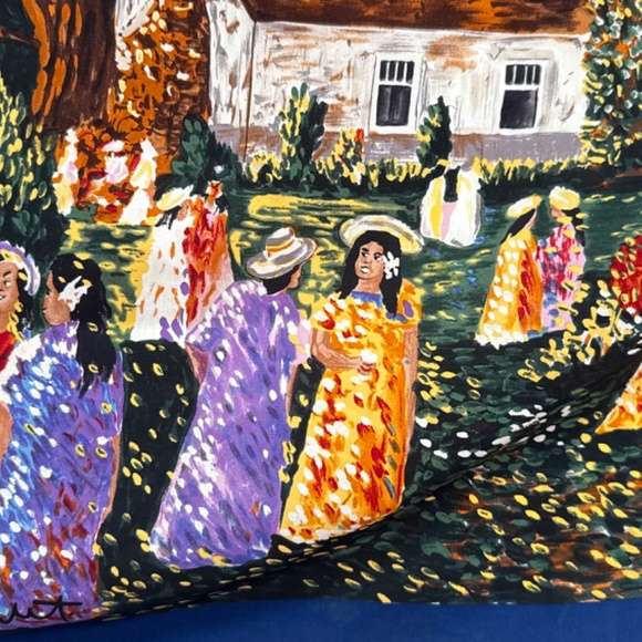 Beautiful French "Guy Buffet" Silk Scarf ~ Collectible piece - Picture 5 of 8